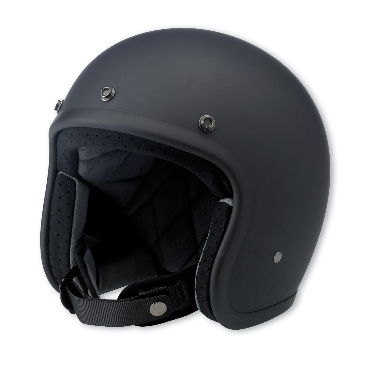 Biltwell Inc. Bonanza Flat Black Open Face Helmet 1 Biltwell Inc. Bonanza Flat Black Open Face Helmet