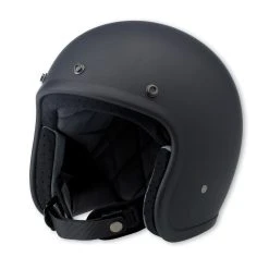 Biltwell Inc. Bonanza Flat Black Open Face Helmet