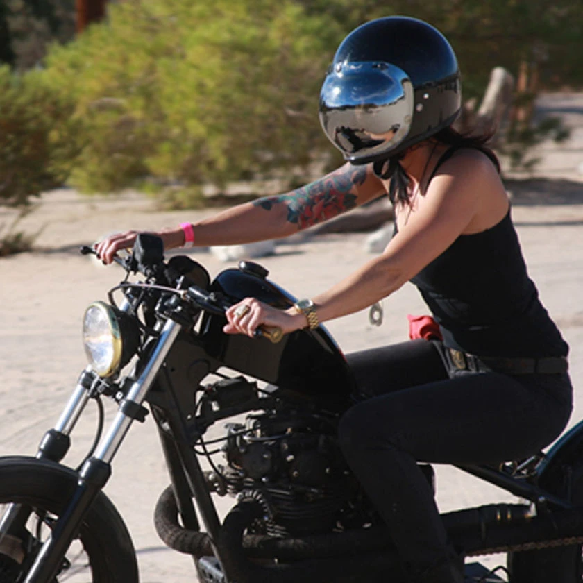 Biltwell Inc. Bonanza Gloss Black Open Face Helmet 2 Biltwell Inc. Bonanza Gloss Black Open Face Helmet - Image 2