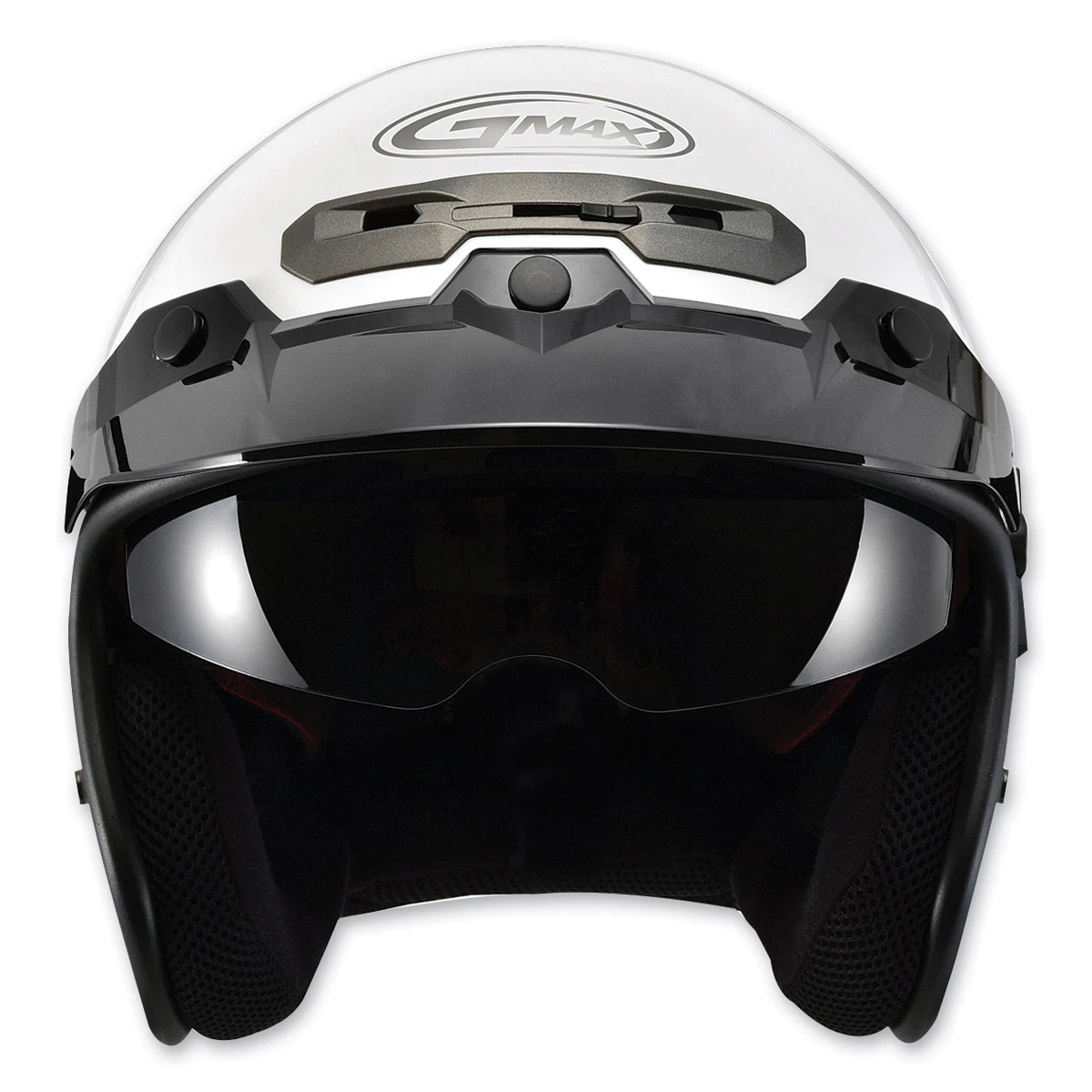 GMAX GM32 Open Face Pearl White Helmet 3 GMAX GM32 Open Face Pearl White Helmet - Image 3