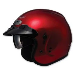 GMAX GM32 Open Face Candy Red Helmet