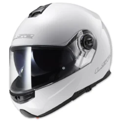 LS2 Strobe Gloss White Modular Helmet