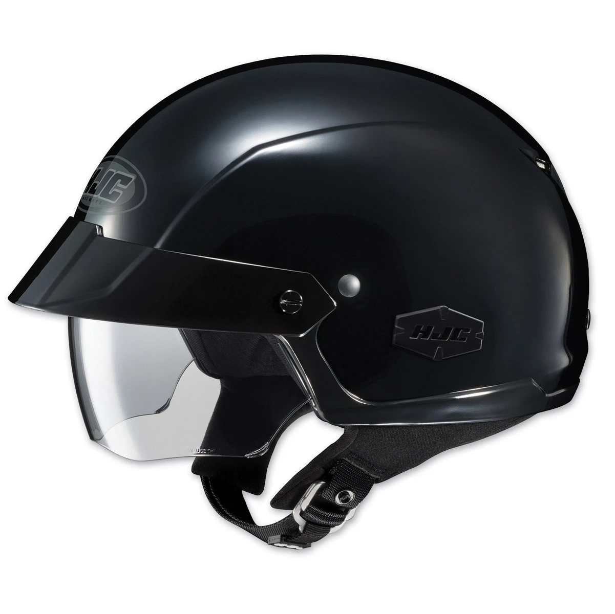 HJC IS-Cruiser Solid Black Half Helmet 1 HJC IS-Cruiser Solid Black Half Helmet