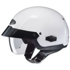 HJC IS-Cruiser Solid White Half Helmet