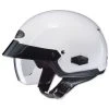 HJC IS-Cruiser Solid White Half Helmet