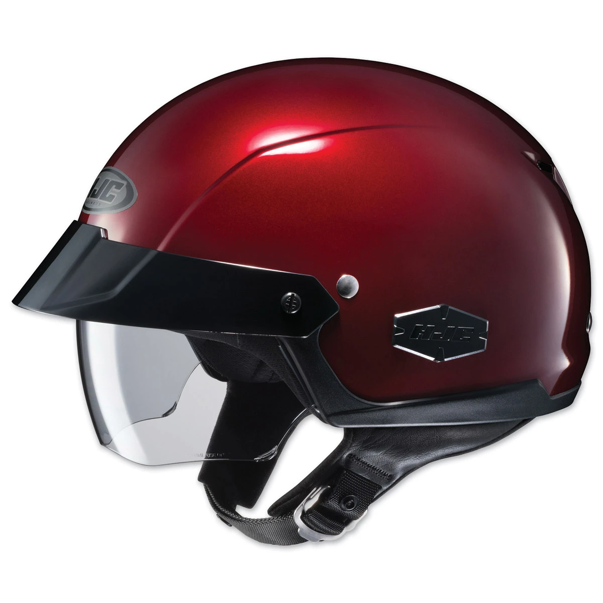 HJC IS-Cruiser Metallic Wine Half Helmet 1 HJC IS-Cruiser Metallic Wine Half Helmet