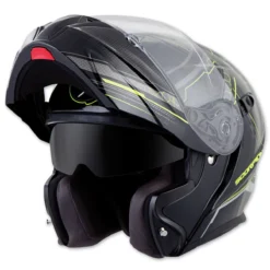 Scorpion EXO EXO-GT920 Satelitte Neon Modular Helmet 9 Scorpion EXO EXO-GT920 Satelitte Neon Modular Helmet -Arai shop 745 175 D V1