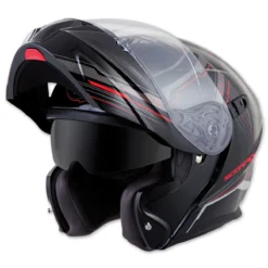 Scorpion EXO EXO-GT920 Satelitte Red Modular Helmet -Arai shop 745 182 D V1