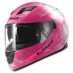 LS2 Stream Fan Pink/White Full Full Face Helmet