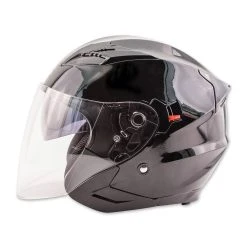 Zox Journey Gloss Black Open Face Helmet