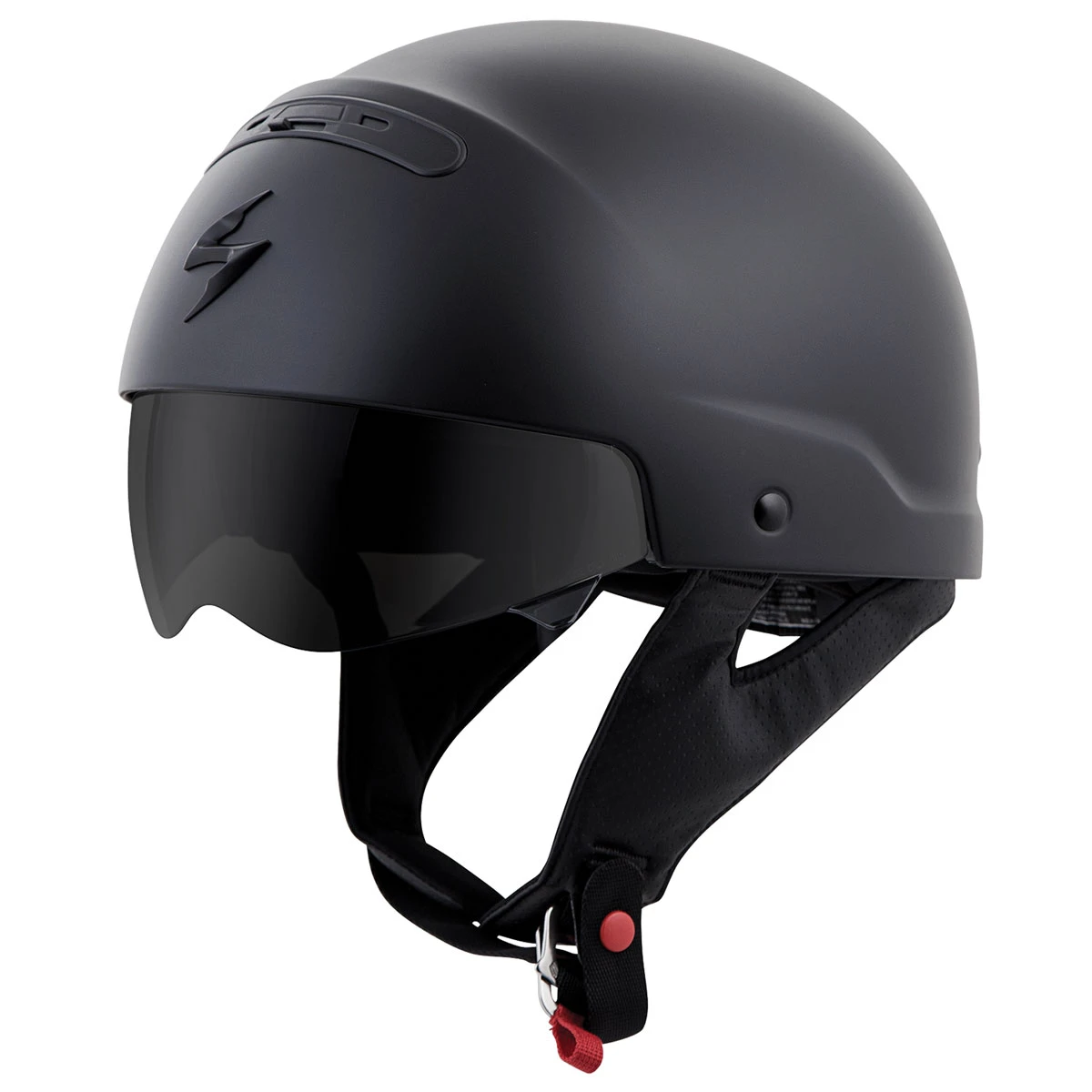 Scorpion EXO Covert Matte Black Half Helmet 1 Scorpion EXO Covert Matte Black Half Helmet