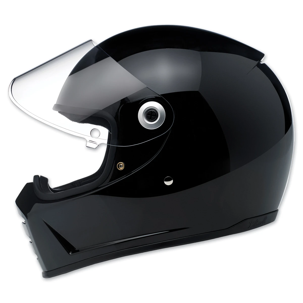 Biltwell Inc. Lane Splitter Gloss Black Full Face Helmet 4 Biltwell Inc. Lane Splitter Gloss Black Full Face Helmet - Image 4