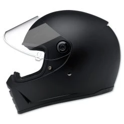 Biltwell Inc. Lane Splitter Flat Black Full Face Helmet -Arai shop 913 795 D V1