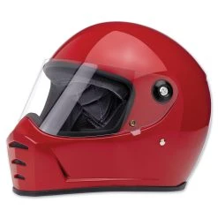 Biltwell Inc. Lane Splitter Gloss Blood Red Full Face Helmet