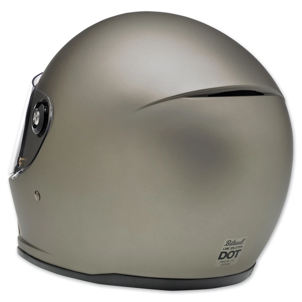 Biltwell Inc. Lane Splitter Flat Titanium Full Face Helmet 3 Biltwell Inc. Lane Splitter Flat Titanium Full Face Helmet - Image 3