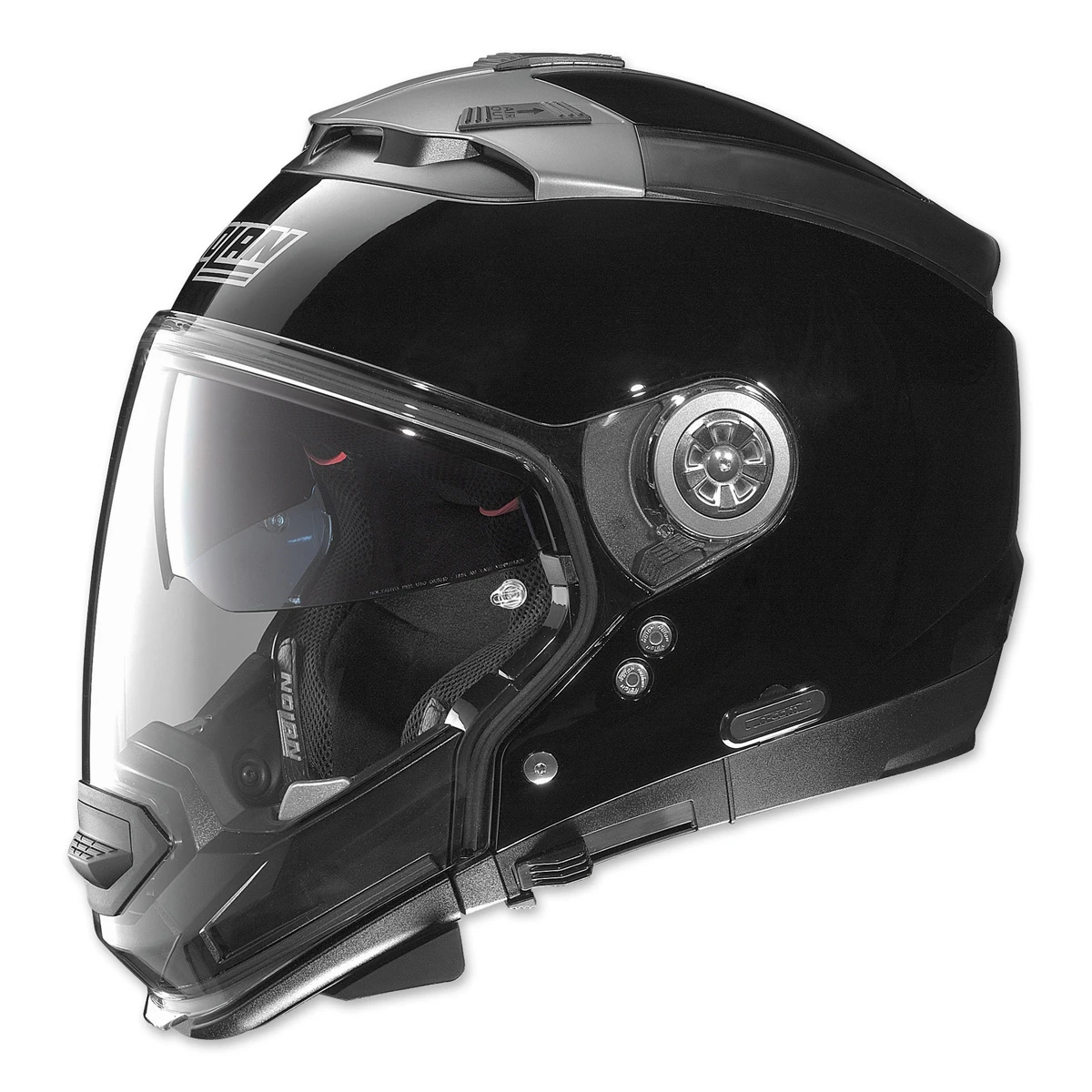 Nolan N44 EVO Gloss Black Modular Helmet 1 Nolan N44 EVO Gloss Black Modular Helmet