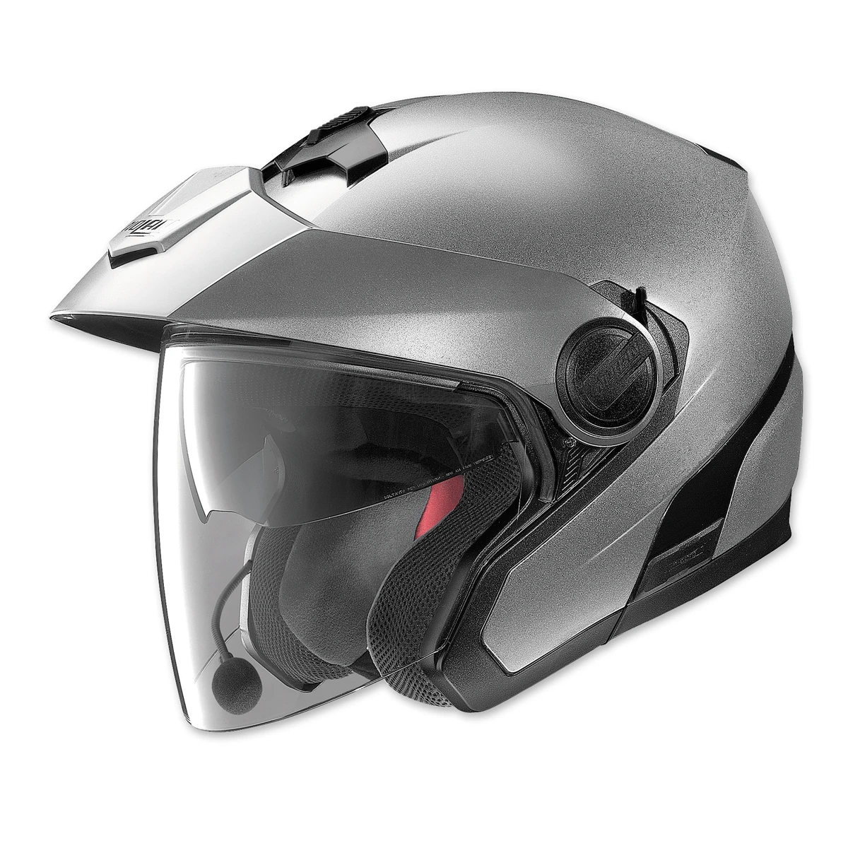 Nolan N40 MCS 2 Platinum Silver Open Face Helmet 1 Nolan N40 MCS 2 Platinum Silver Open Face Helmet