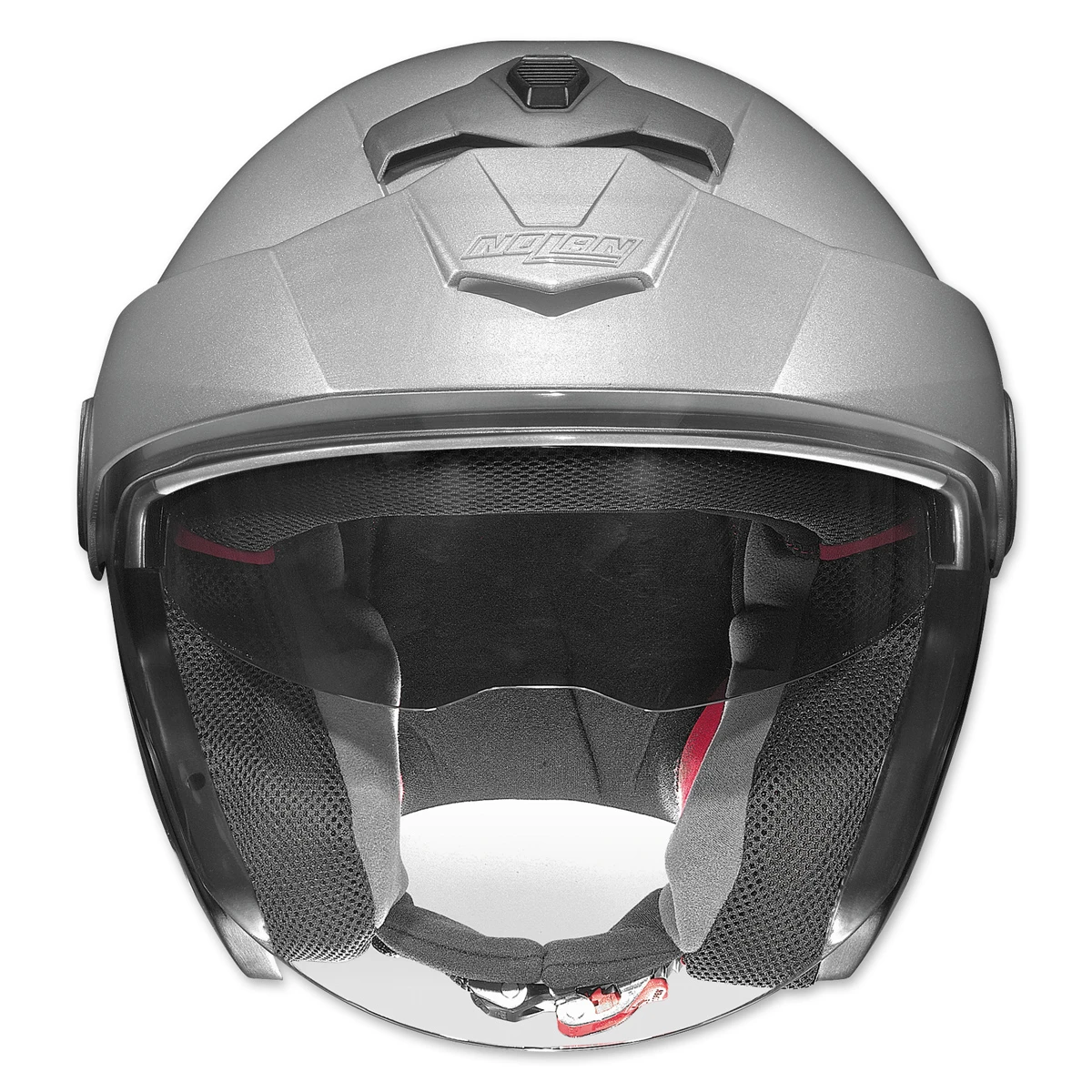 Nolan N40 MCS 2 Platinum Silver Open Face Helmet 2 Nolan N40 MCS 2 Platinum Silver Open Face Helmet - Image 2