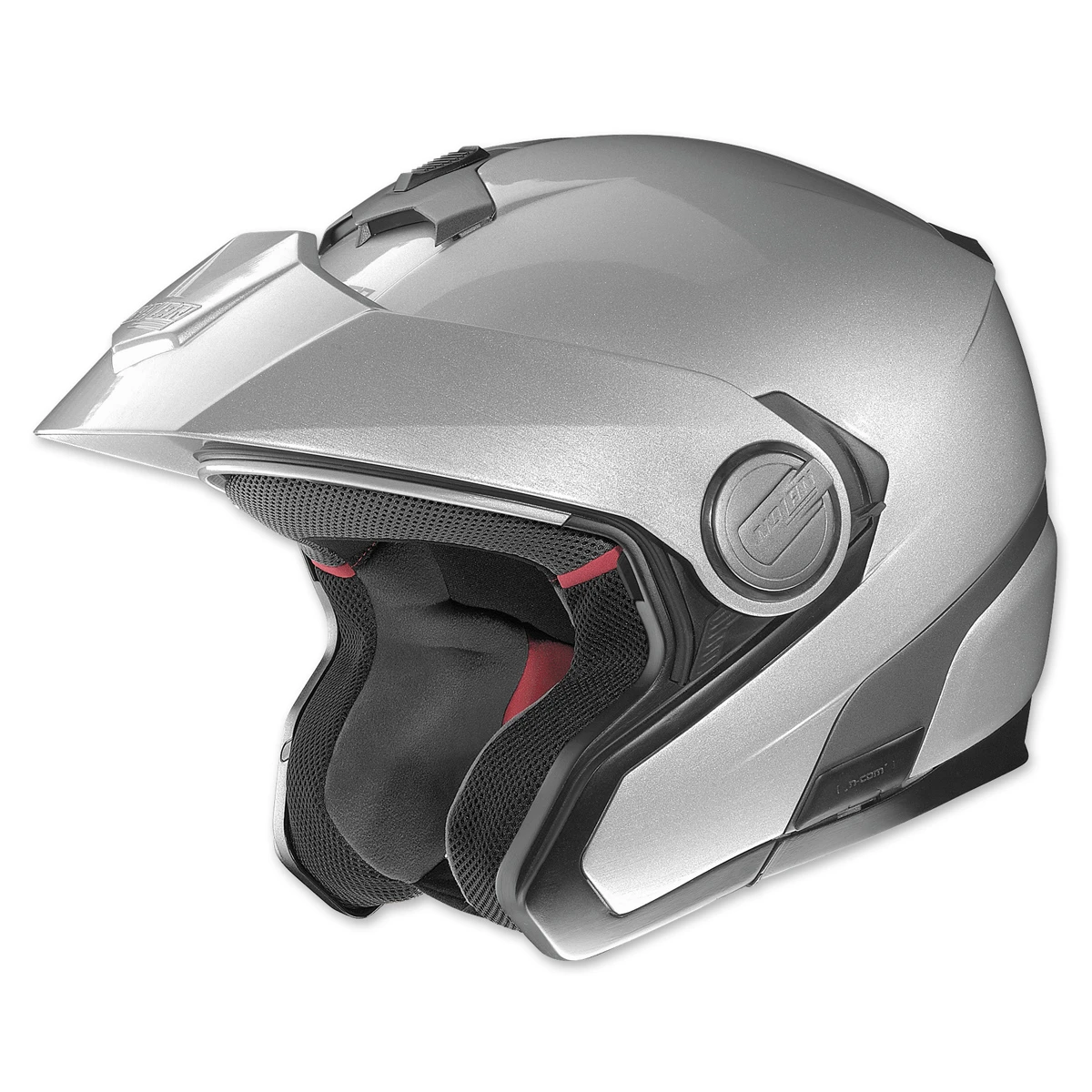 Nolan N40 MCS 2 Platinum Silver Open Face Helmet 5 Nolan N40 MCS 2 Platinum Silver Open Face Helmet - Image 5