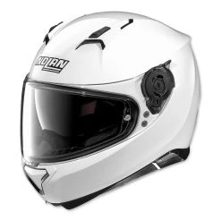 Nolan N87 Metallic White Full Face Helmet