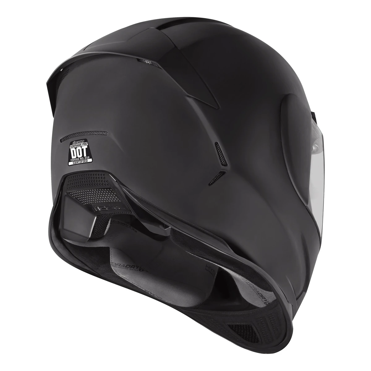 ICON Airframe Pro Rubatone Black Full Face Helmet 2 ICON Airframe Pro Rubatone Black Full Face Helmet - Image 2