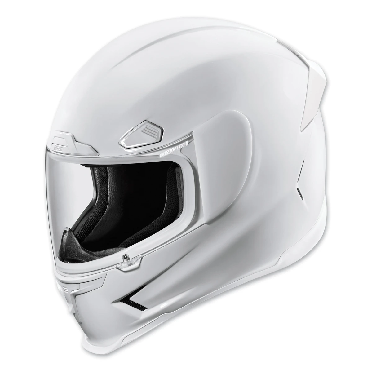 ICON Airframe Pro Gloss White Full Face Helmet 1 ICON Airframe Pro Gloss White Full Face Helmet