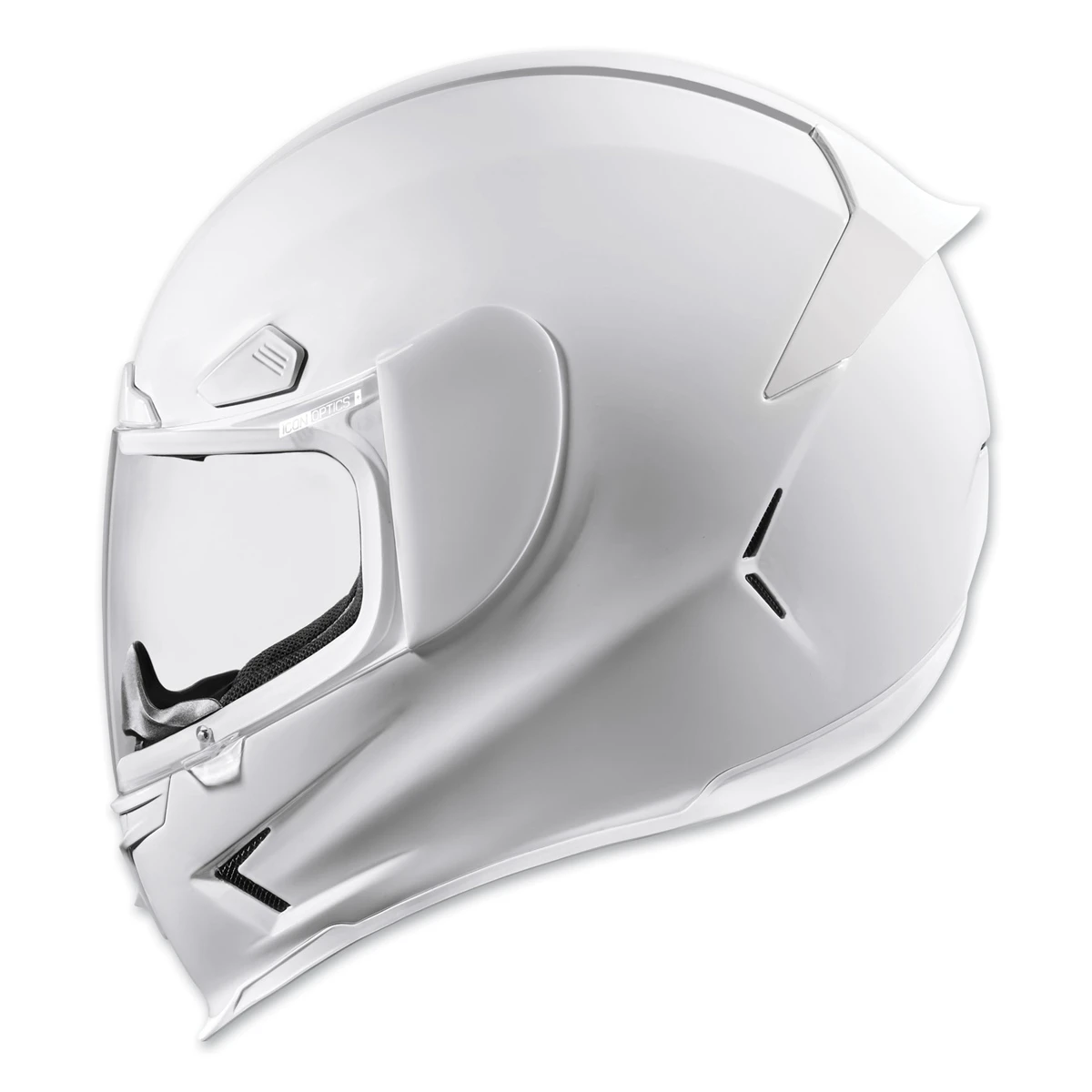ICON Airframe Pro Gloss White Full Face Helmet 3 ICON Airframe Pro Gloss White Full Face Helmet - Image 3