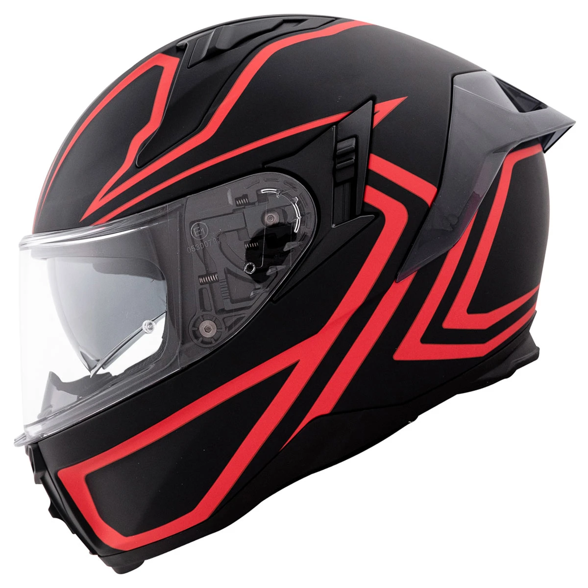 Bilt Charger Vigor Matte Black/Red Full Face Helmet 2 Bilt Charger Vigor Matte Black/Red Full Face Helmet - Image 2
