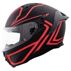 Bilt Charger Vigor Matte Black/Red Full Face Helmet 6 Bilt Charger Vigor Matte Black/Red Full Face Helmet -Arai shop RZ 10007110 C V3