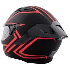 Bilt Charger Vigor Matte Black/Red Full Face Helmet 7 Bilt Charger Vigor Matte Black/Red Full Face Helmet -Arai shop RZ 10007110 D V3
