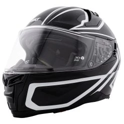 Bilt Charger Vigor Black/White Full Face Helmet
