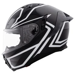 Bilt Charger Vigor Black/White Full Face Helmet 6 Bilt Charger Vigor Black/White Full Face Helmet -Arai shop RZ 10007115 C V3