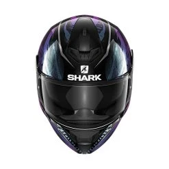 Alternative view of Shark D-SKWAL 2 Shigan Black/Violet/Glitter Full Face Helmet