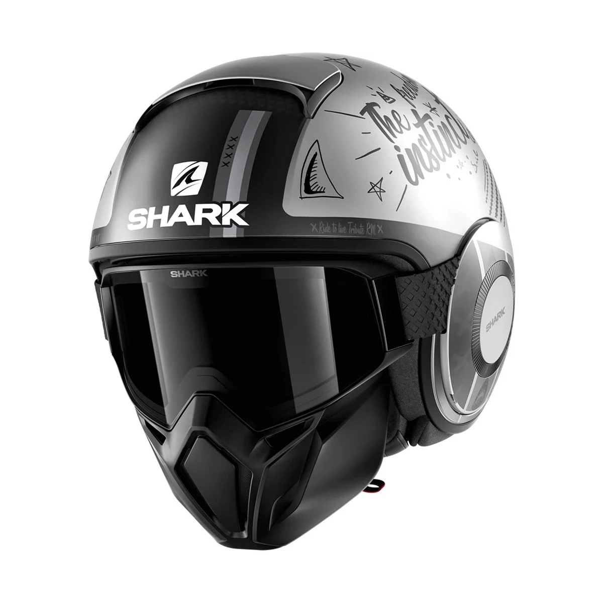 Shark Street Drak Tribute Open Face Helmet 1 Shark Street Drak Tribute Open Face Helmet