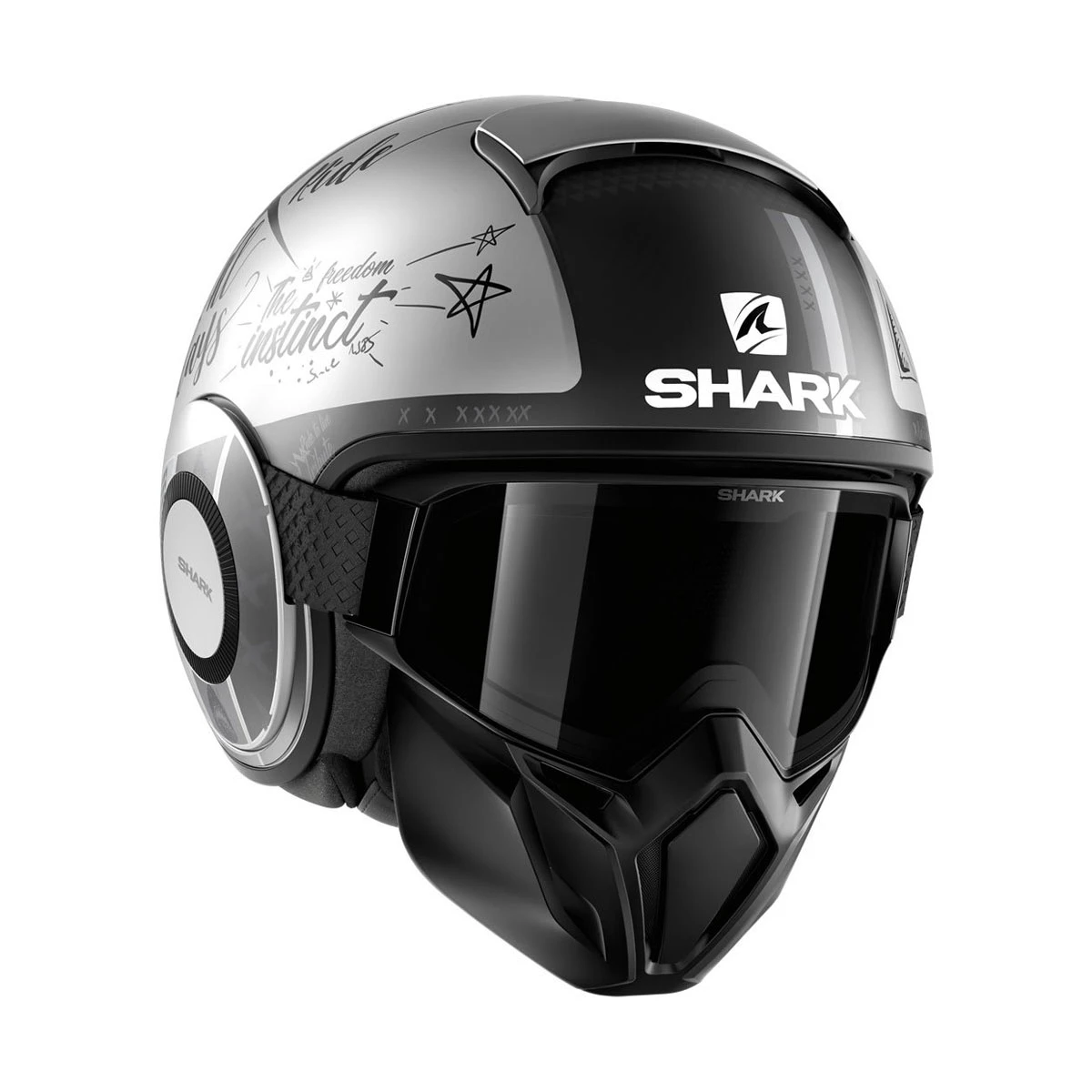 Shark Street Drak Tribute Open Face Helmet 3 Shark Street Drak Tribute Open Face Helmet - Image 3