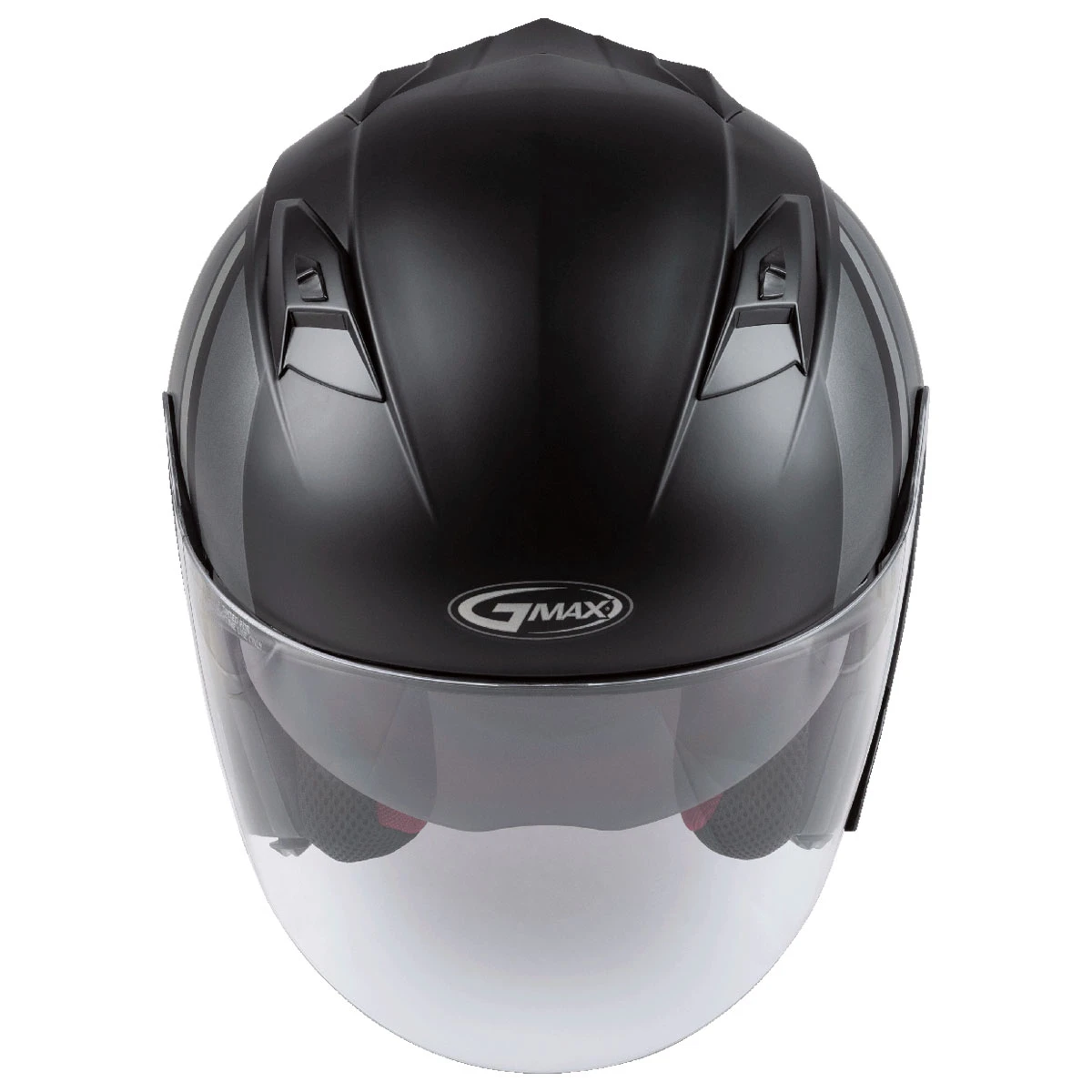 GMAX OF-77 Reform Silver/Matte Black Open Face Helmet 4 GMAX OF-77 Reform Silver/Matte Black Open Face Helmet - Image 4
