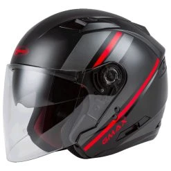 GMAX OF-77 Reform Red/Matte Black Open Face Helmet