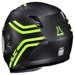 Alternative view of HJC Black/Hi-Viz CL-Y Strix Full Face Helmet