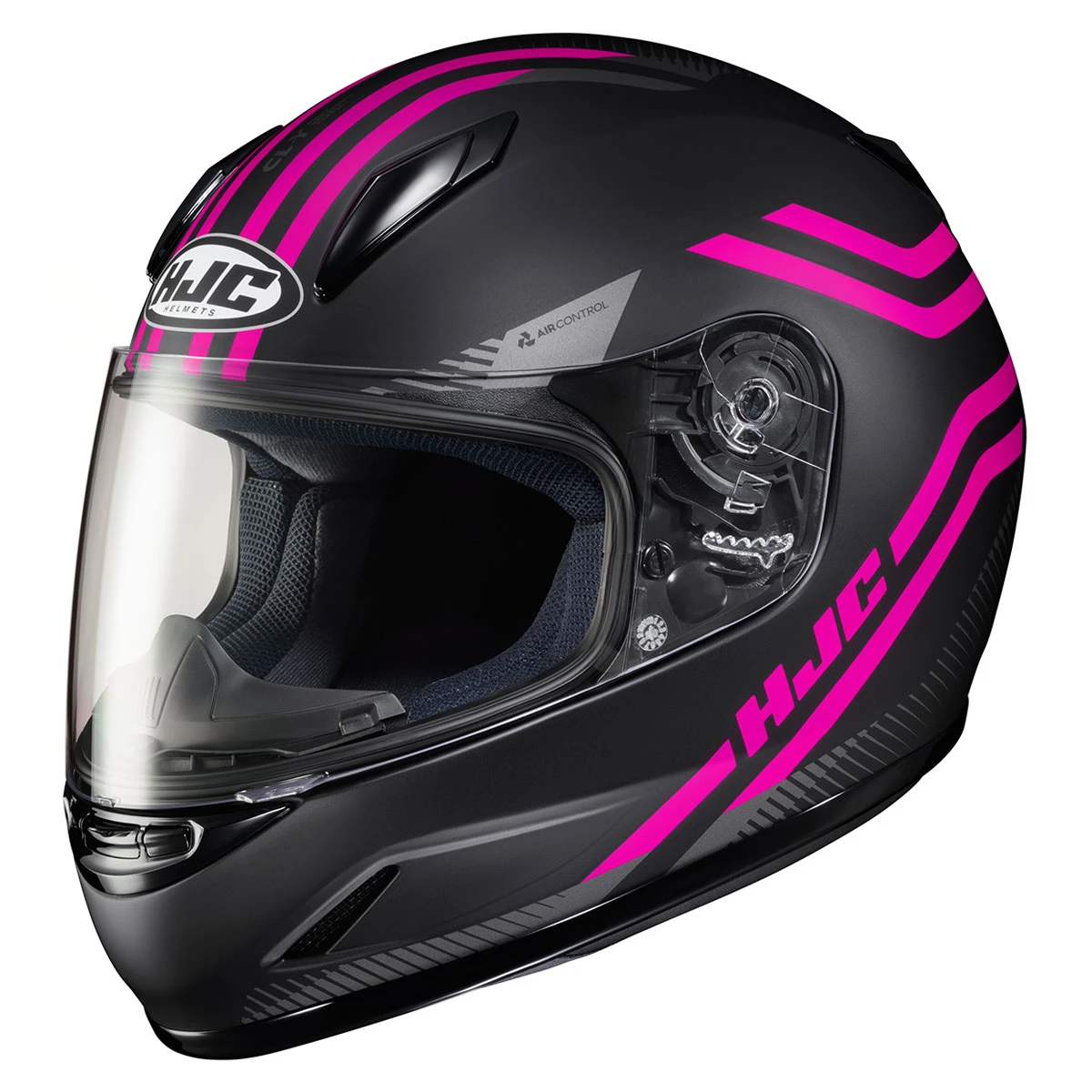 HJC Black/Pink CL-Y Strix Full Face Helmet 1 HJC Black/Pink CL-Y Strix Full Face Helmet