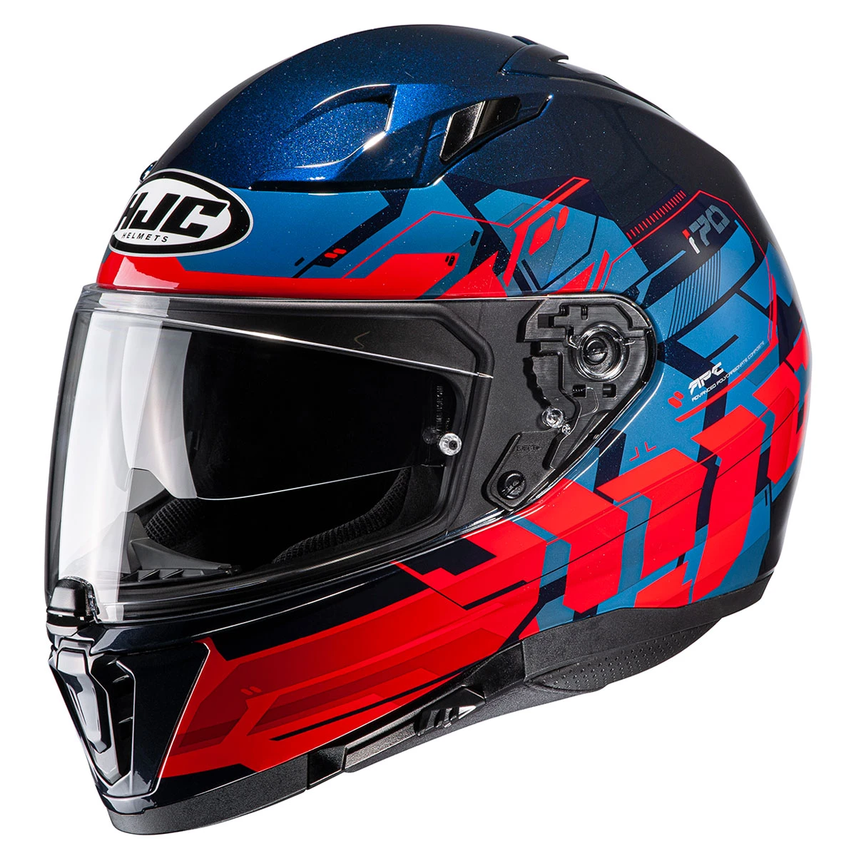 HJC I70 Blue/Red Alligon Full-Face Helmet 1 HJC I70 Blue/Red Alligon Full-Face Helmet