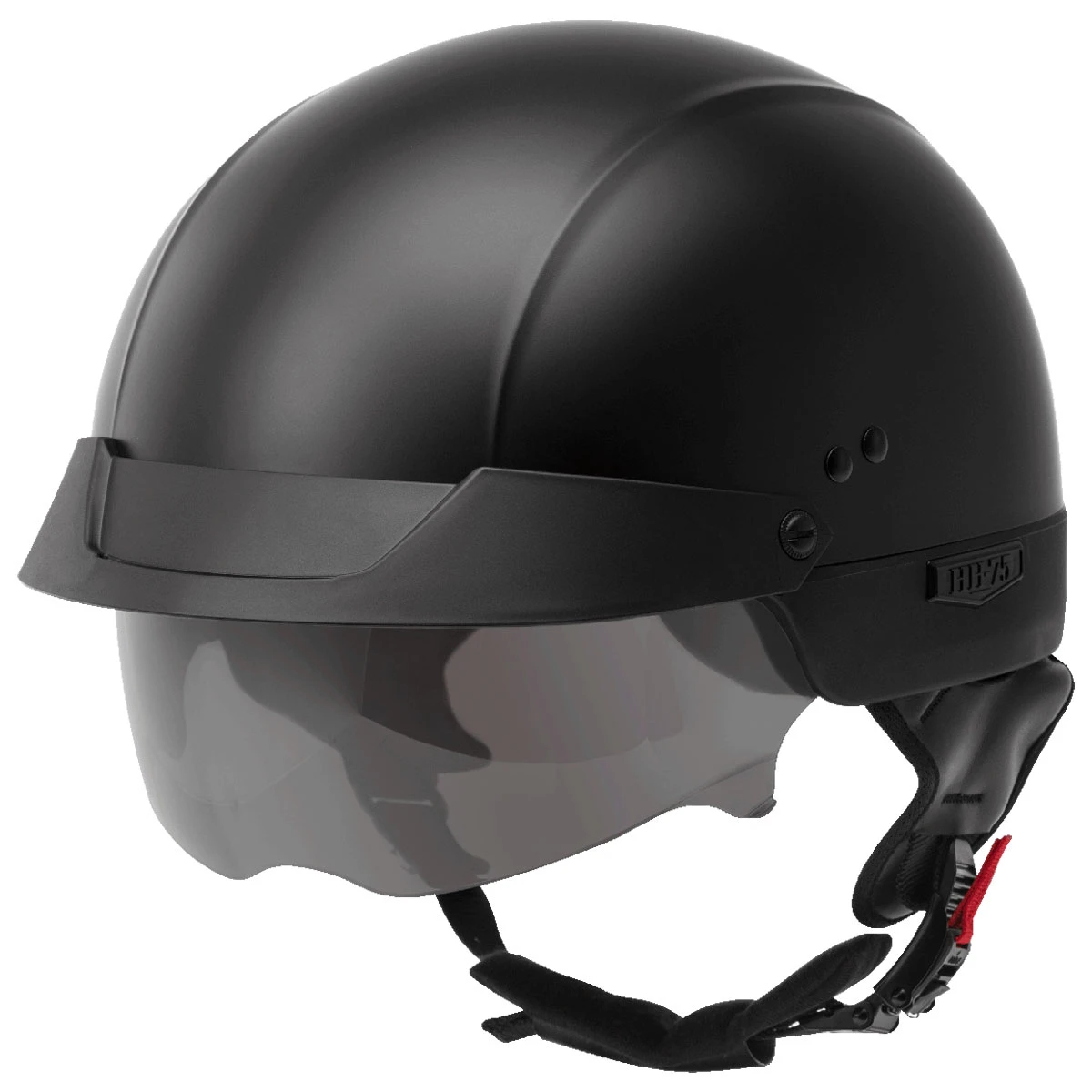 GMAX HH-75 Matte Black Half Helmet 1 GMAX HH-75 Matte Black Half Helmet
