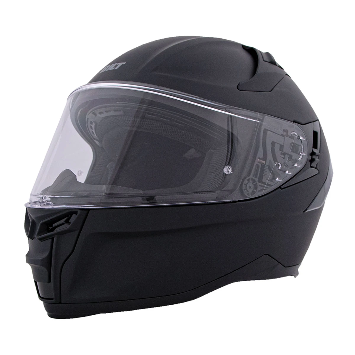 Bilt Charger Matte Black Full Face Helmet 1 Bilt Charger Matte Black Full Face Helmet