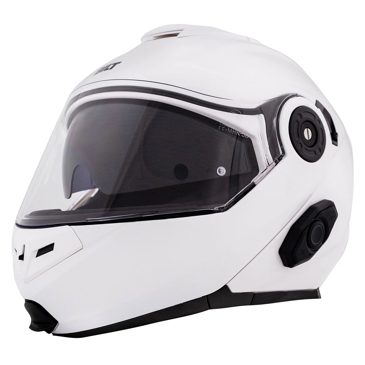 Bilt Techno 3.0 White Modular Helmet 5 Bilt Techno 3.0 White Modular Helmet - Image 5