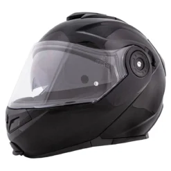 Bilt Nomad Gloss Black Modular Helmet -Arai shop RZ 1847592 E V6