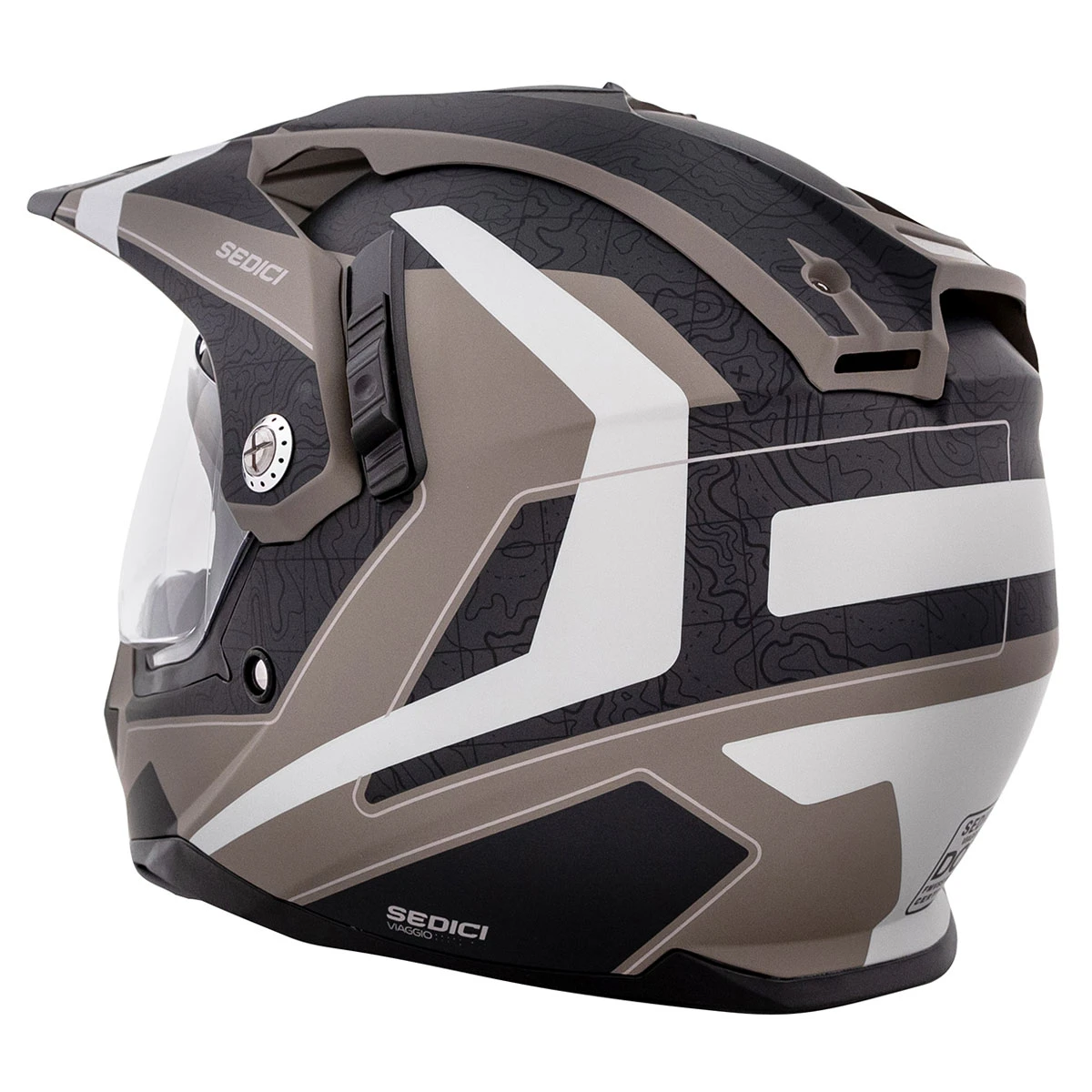 Sedici Viaggio Mappa Dual Sport Helmet 3 Sedici Viaggio Mappa Dual Sport Helmet - Image 3
