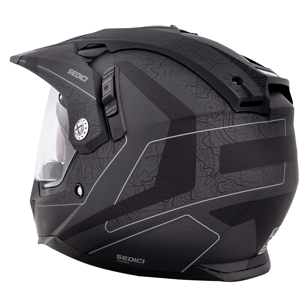 Sedici Viaggio Mappa Dual Sport Helmet 3 Sedici Viaggio Mappa Dual Sport Helmet - Image 3