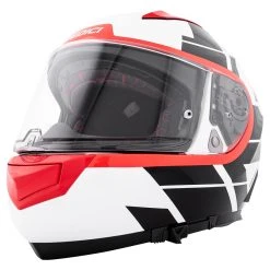 Sedici Strada 2 Forza White/Black/Red Full Face Helmet
