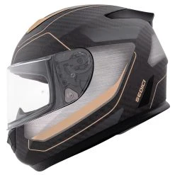 Alternative view of Sedici Strada 2 Primo Prestigro Carbon/Gold Full Face Helmet